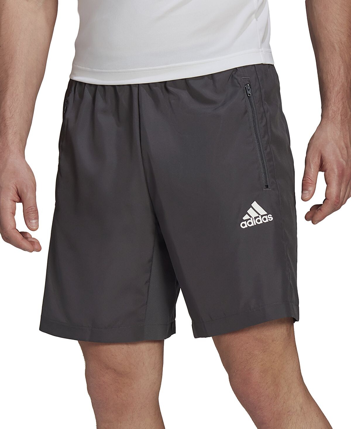 

Мужские спортивные тканые шорты 10 дюймов adidas, серый