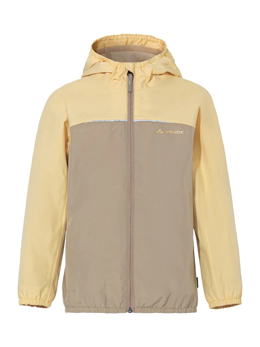 Куртка VAUDE Performance Jacket 'Turaco III' пастельно-желтого цвета