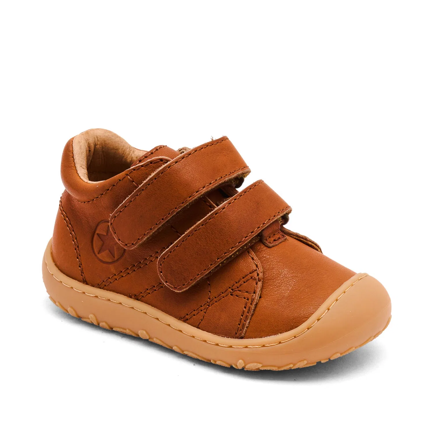 Детские ботинки для первых шагов barefoot hale Bisgaard, Cognac
