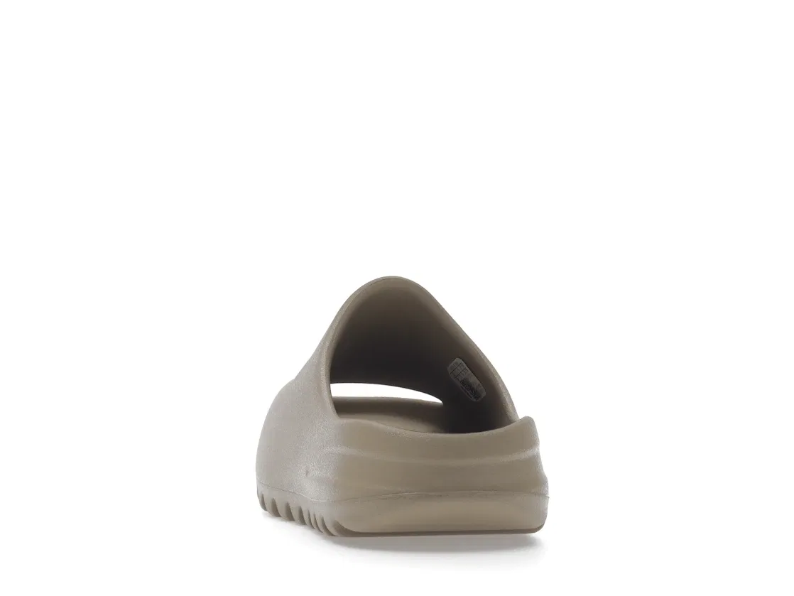 Детские шлепанцы с ребристой подошвой Adidas Yeezy Slide, Pure — фото 4