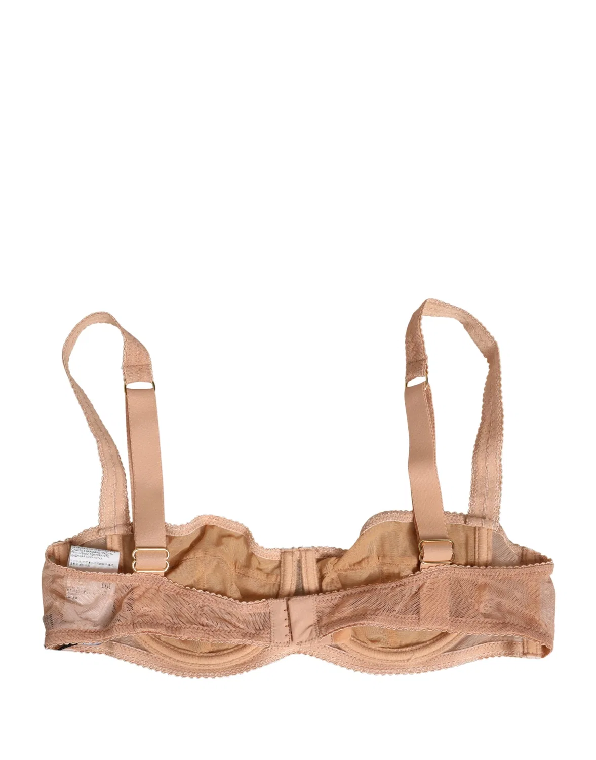Женское кружевное бюстгальтер-балконет Balconnet Bra Dolce & Gabbana, Beige