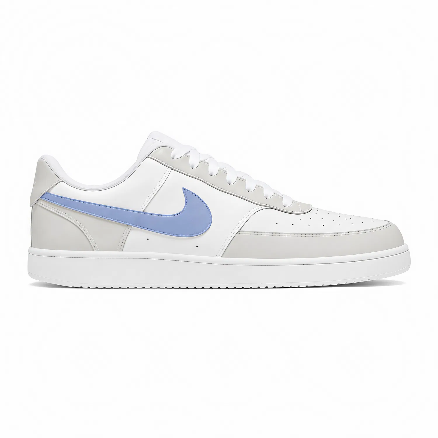 Детские кроссовки на шнуровке Nike Court Vision 1, Blue (Special Shopping Bag) — фото 4