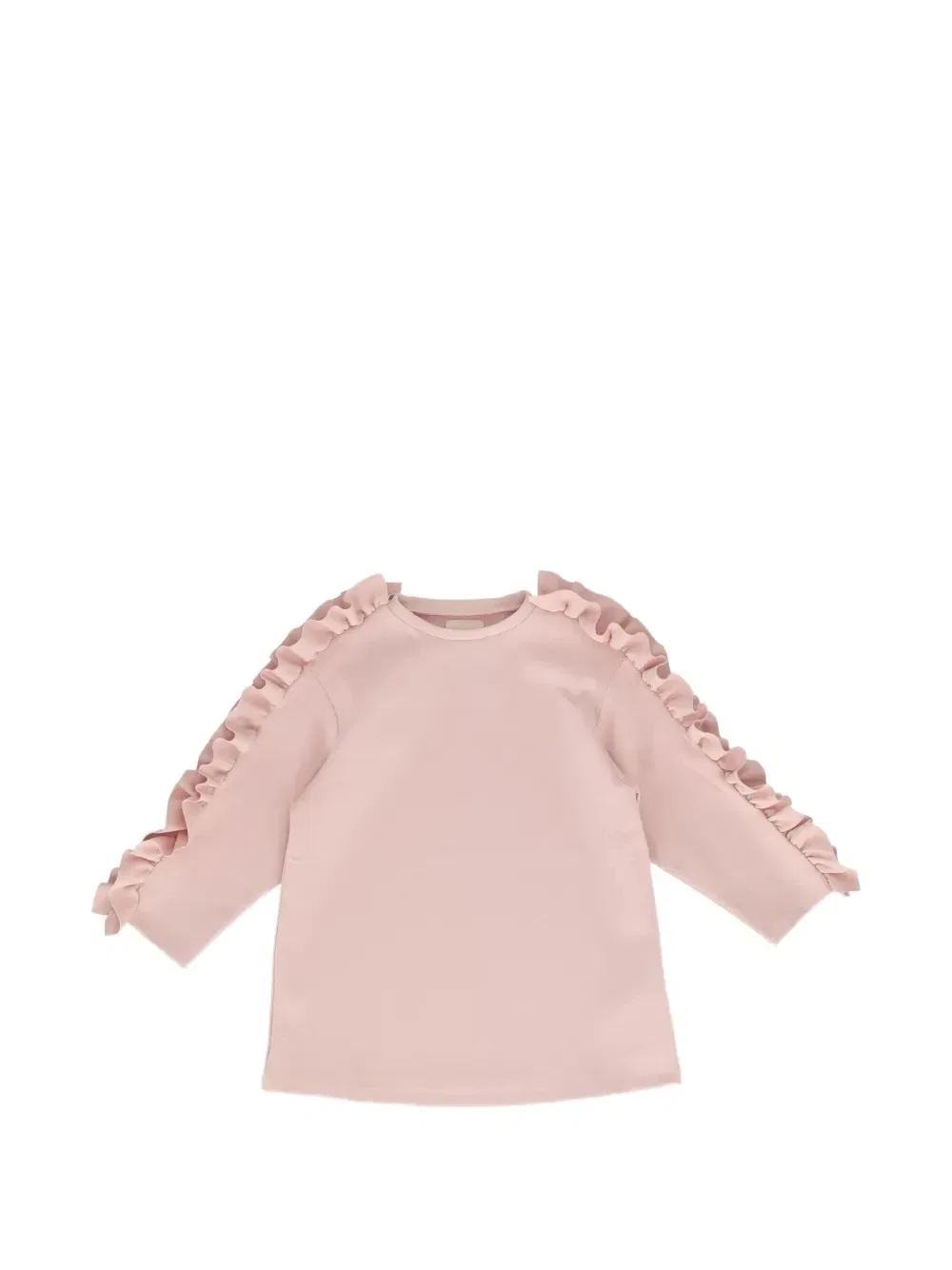 Свитшот с оборками Douuod Kids, розовый