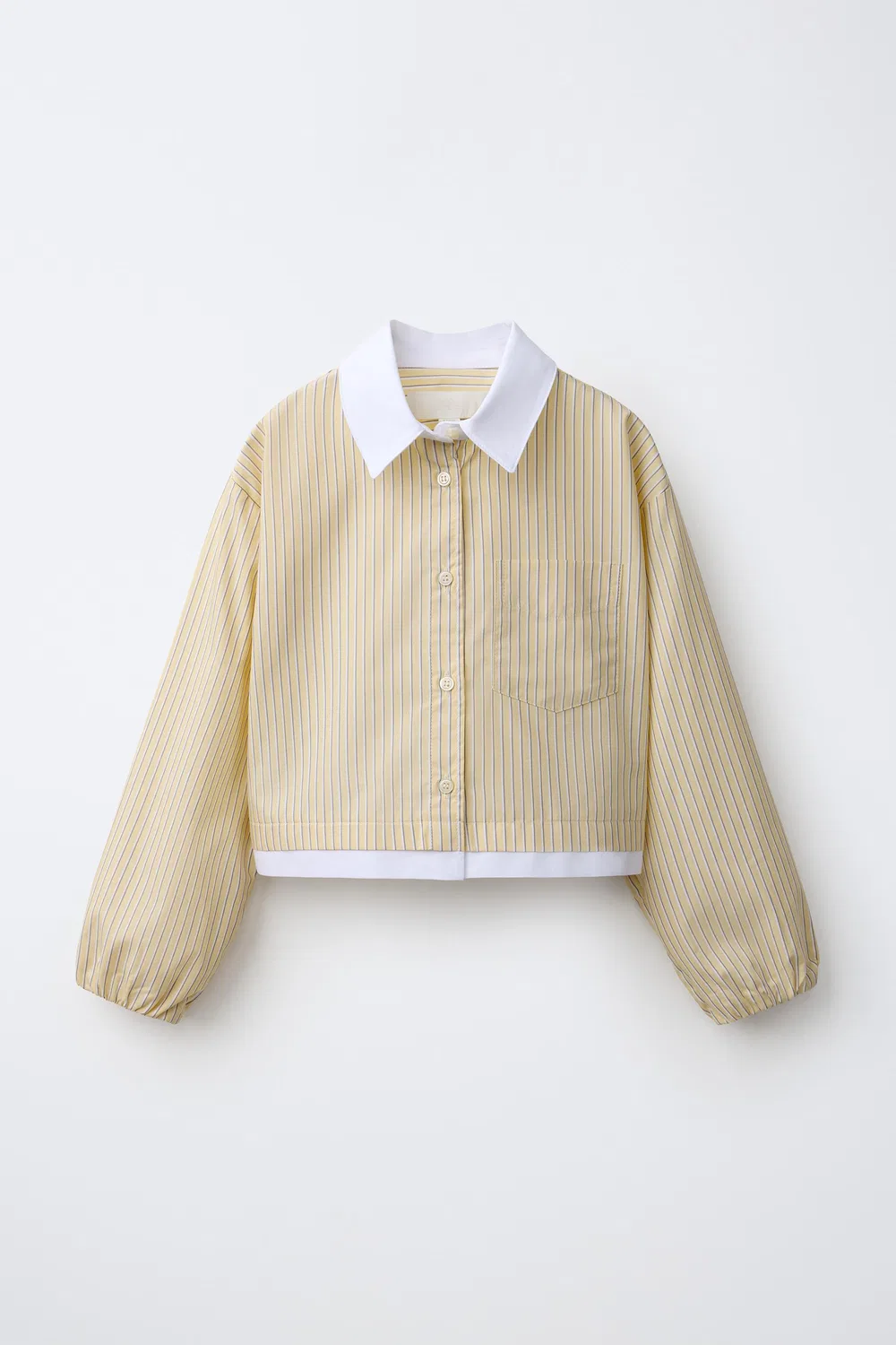 Рубашка в полоску с воздушным шаром ZARA, Yellow