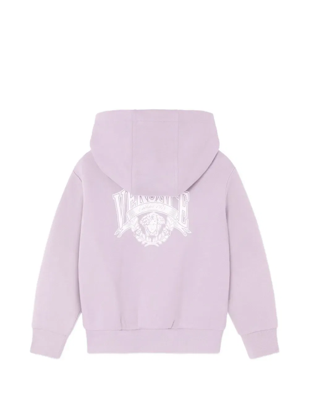 Толстовка с капюшоном и логотипом Versace Kids, фиолетовый — фото 2