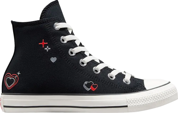 

Кроссовки Wmns Chuck Taylor All Star High 'Y2K Heart - Black', черный