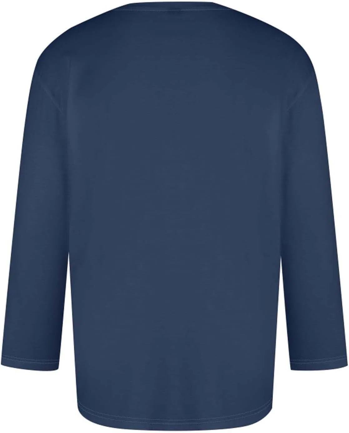 Мужская футболка с длинным рукавом 3/4 Casual Loose Fit, Navy — фото 3