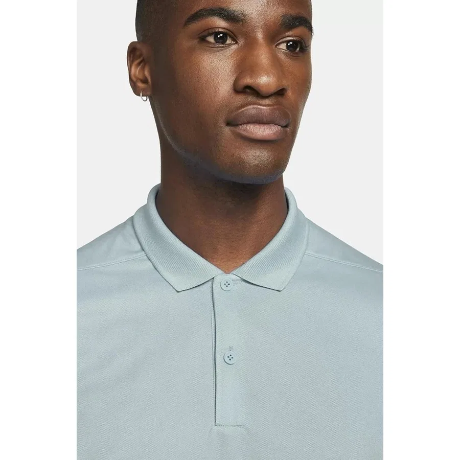 Мужское поло с длинным рукавом Nike Dri Fit Golf Dry Victory Polo, Серый — фото 3