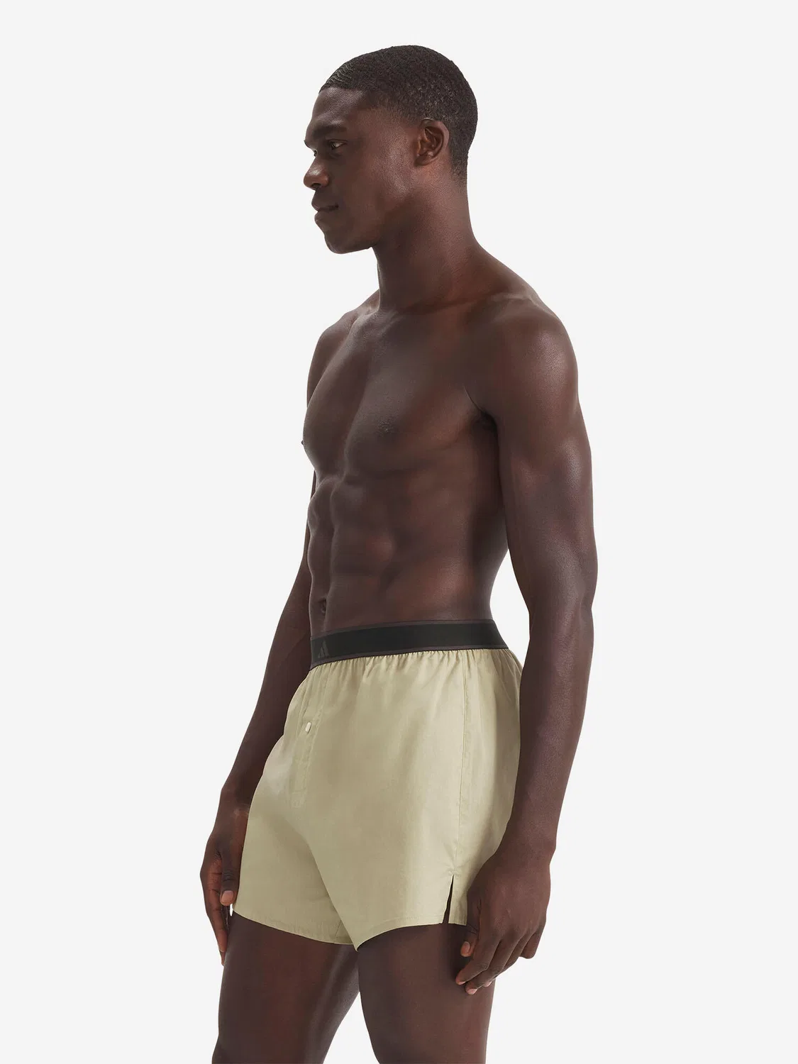 Мужские боксеры с принтом Active Woven Adidas, Beige / Khaki / Schwarz — фото 4