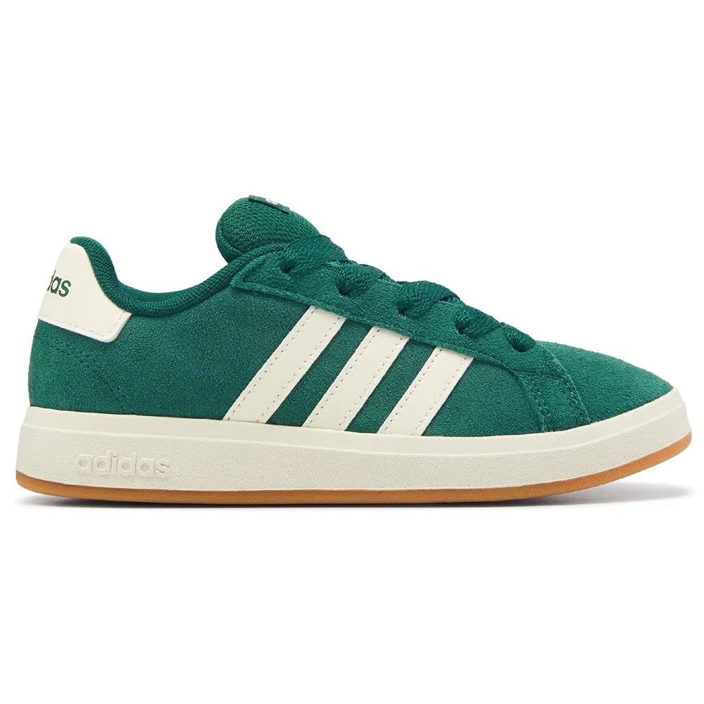 Детские кроссовки Grand Court 00s Adidas, Green/Gum — фото 2