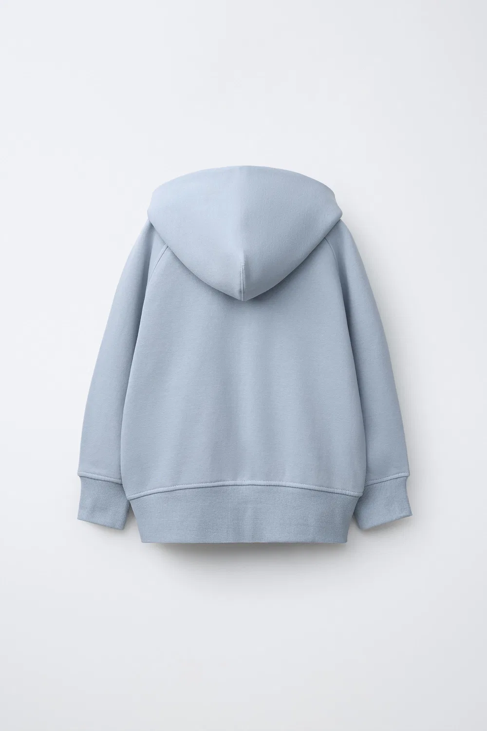 Плюшевая толстовка ZARA, Light Blue — фото 2