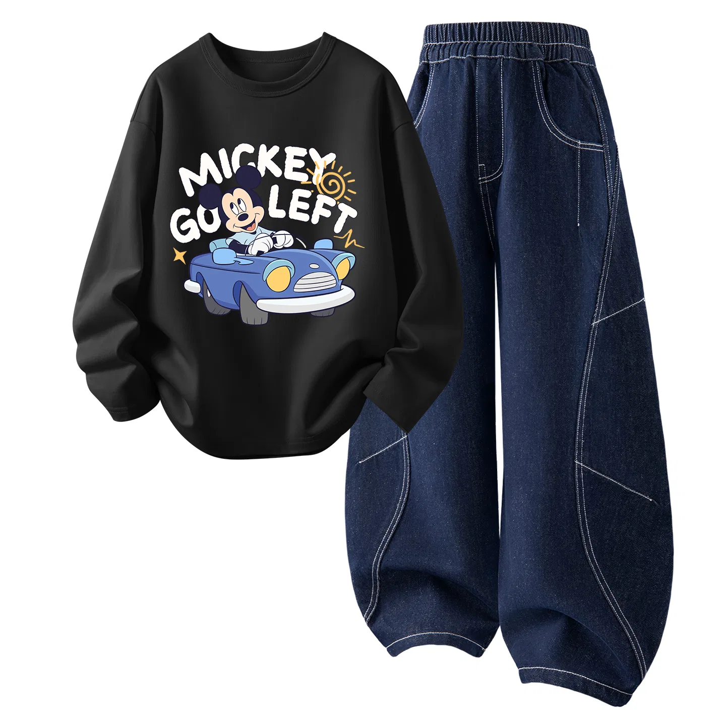 Детский комплект спортивной одежды с длинным рукавом Disney, Dark Indigo Blue
