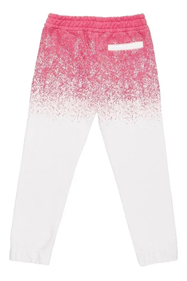 Детские штаны для девочек с принтом Brz Kids, Pink — фото 2