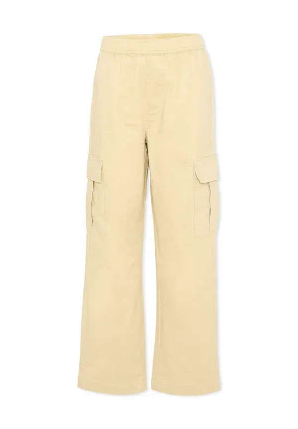 Брюки карго plain cargo trousers Tru Trussardi Junior, beige, бежевый