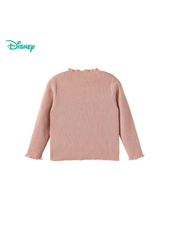 Свитер вязаный хлопковый Disney, розовый — фото 2