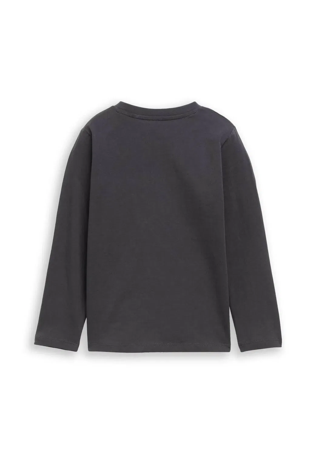 Футболка с длинными рукавами (T-shirt langarmshirt mit biber-print) Tom Tailor, Coal Grey — фото 2