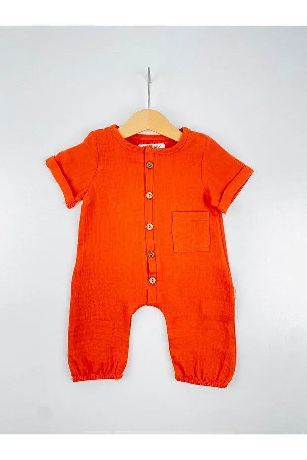 Детское боди-комбинезон хлопковый Efu Baby, Tile
