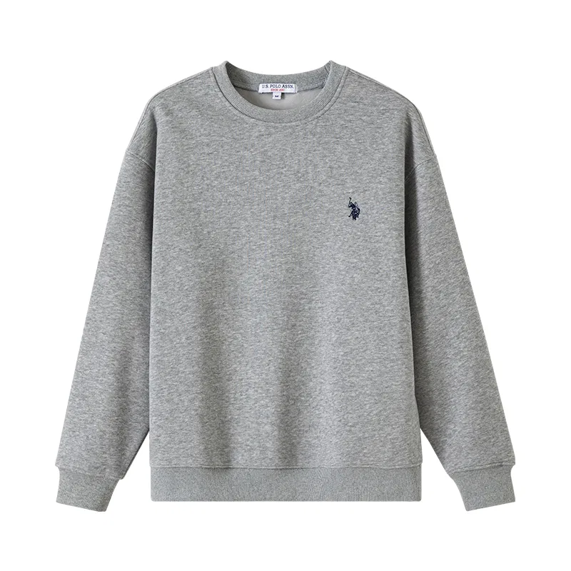 Мужской свитшот хлопковый U.S. POLO ASSN., Light Gray