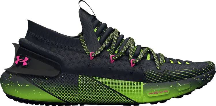 

Кроссовки Under Armour HOVR Phantom 3 Amp Black Lime Surge, черный