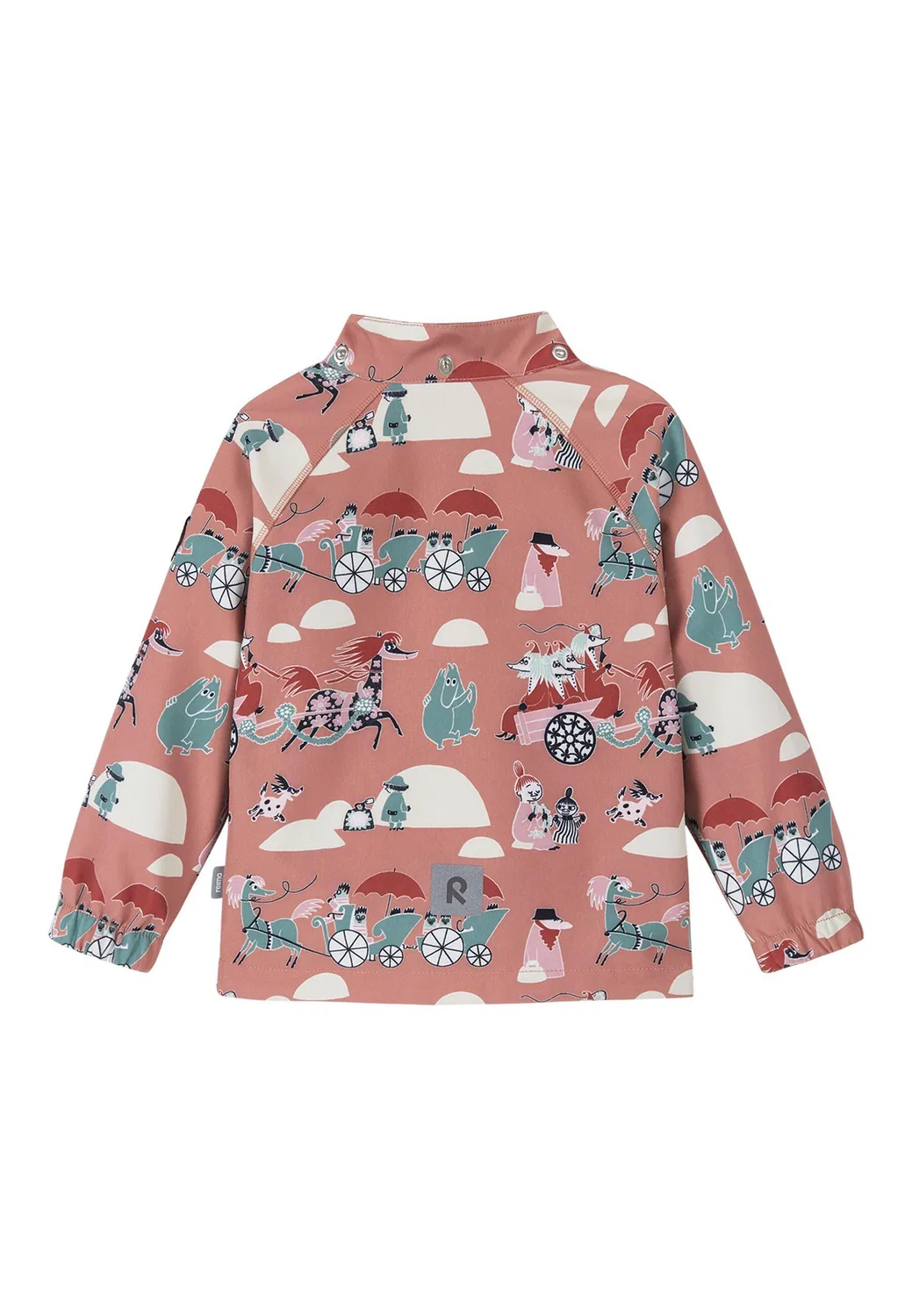 Детская ветрозащитная куртка Moomin Vantti Reima, Rosa — фото 3