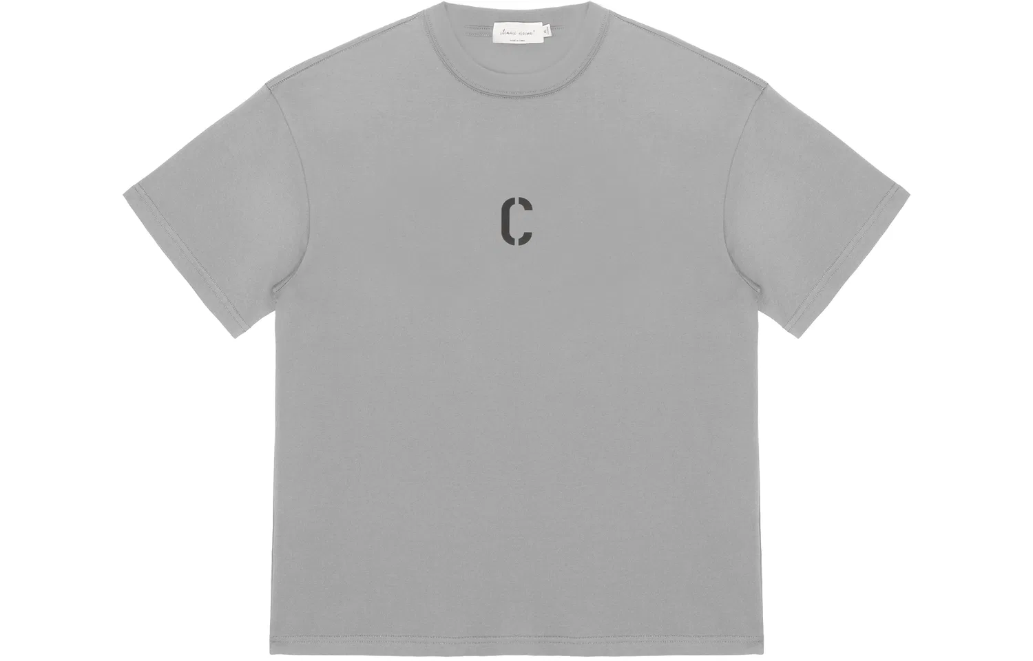 Детская футболка с принтом C Collection Unisex CLIMAX VISION, Medium Gray