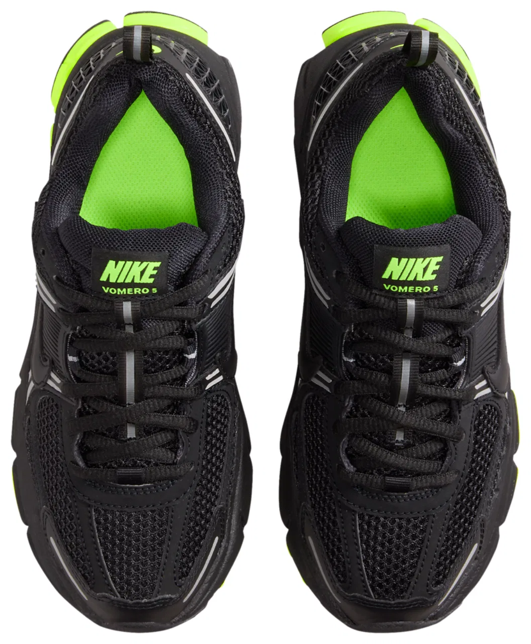 Кроссовки для мальчиков Vomero 5 Nike, цвет Volt/Black/Black — фото 4