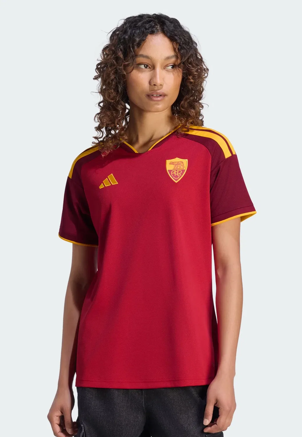 Домашняя футболка «Ас Рома» сезона 26/27 - клубная форма Adidas Performance, Team Victory Red