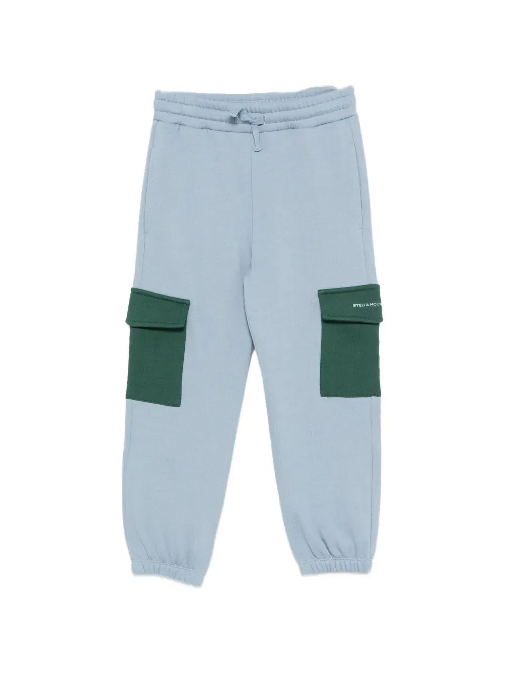 Брюки-карго джоггеры Stella Mccartney Kids, синий