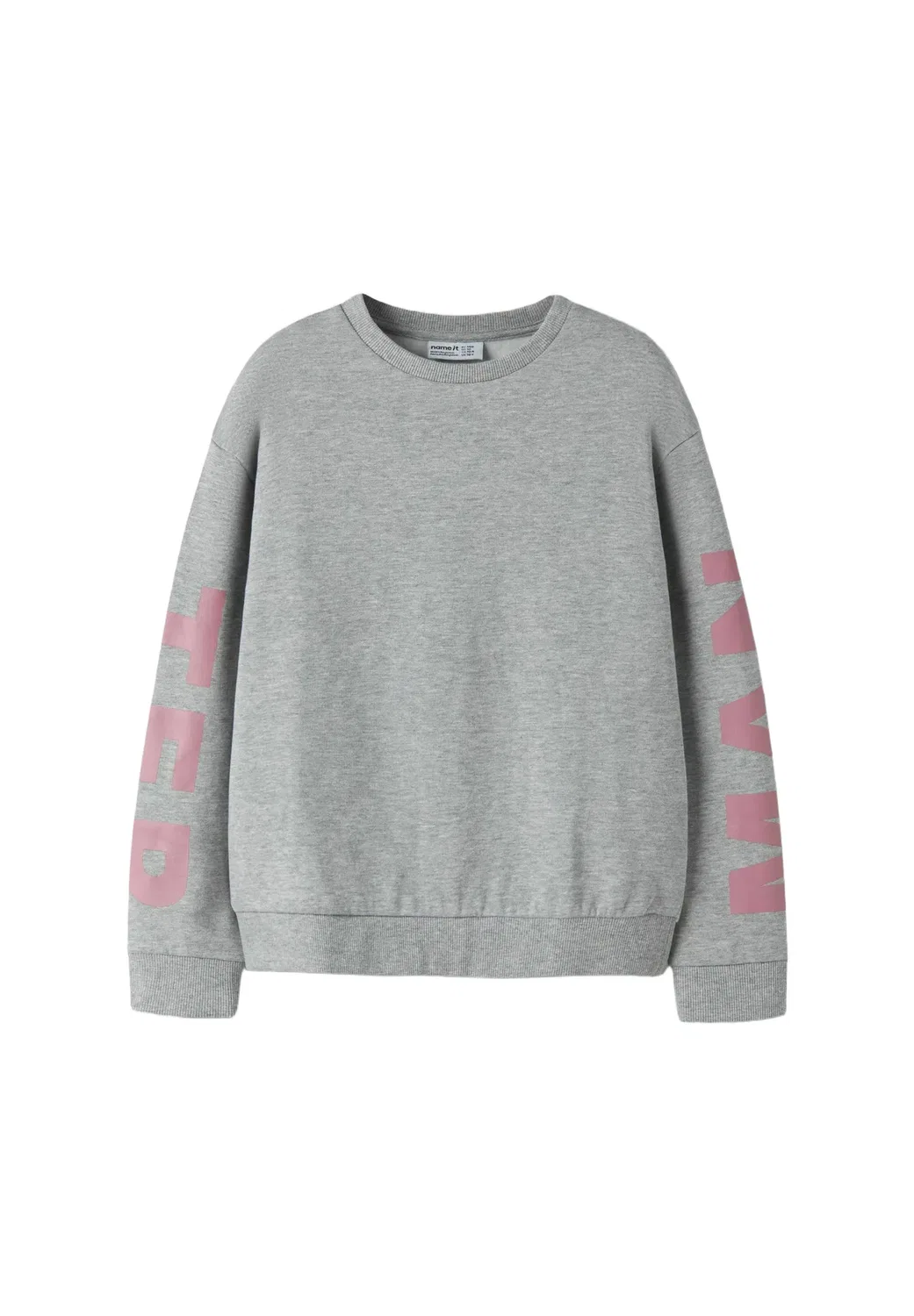 Толстовка свободного кроя - толстовка Name It, Grey Melange