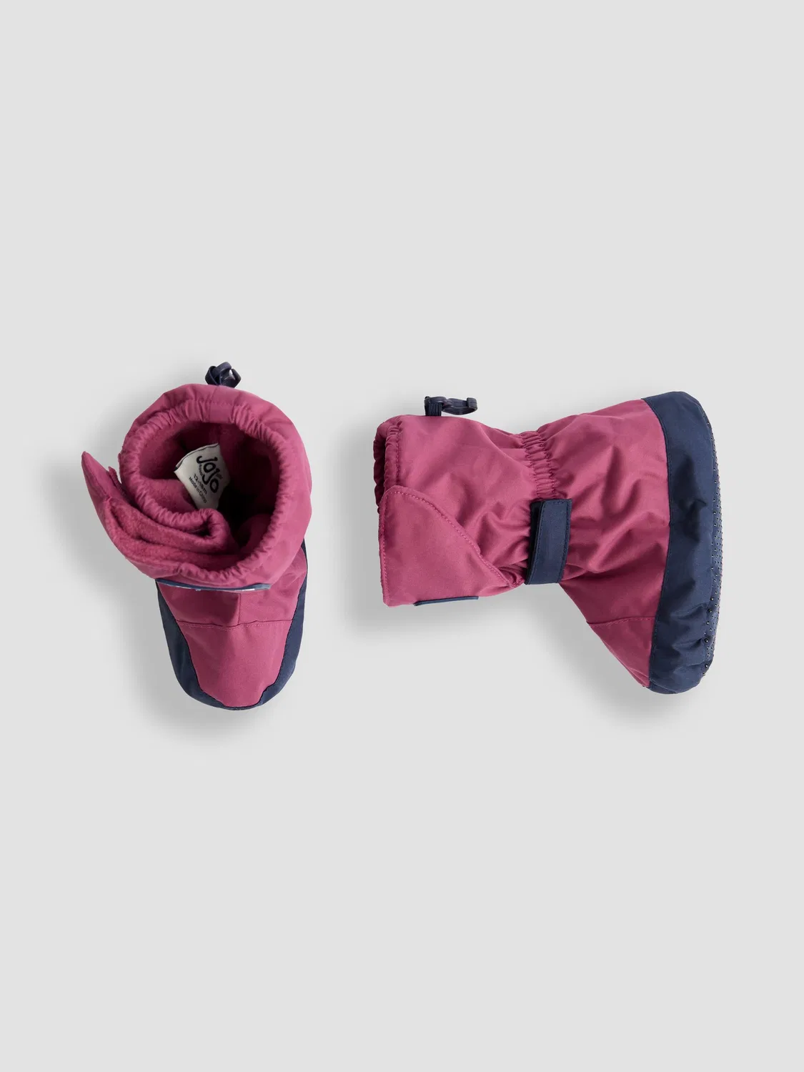 Ботинки Fleece Lined Booties Jojo Maman Bébé, розовый — фото 3
