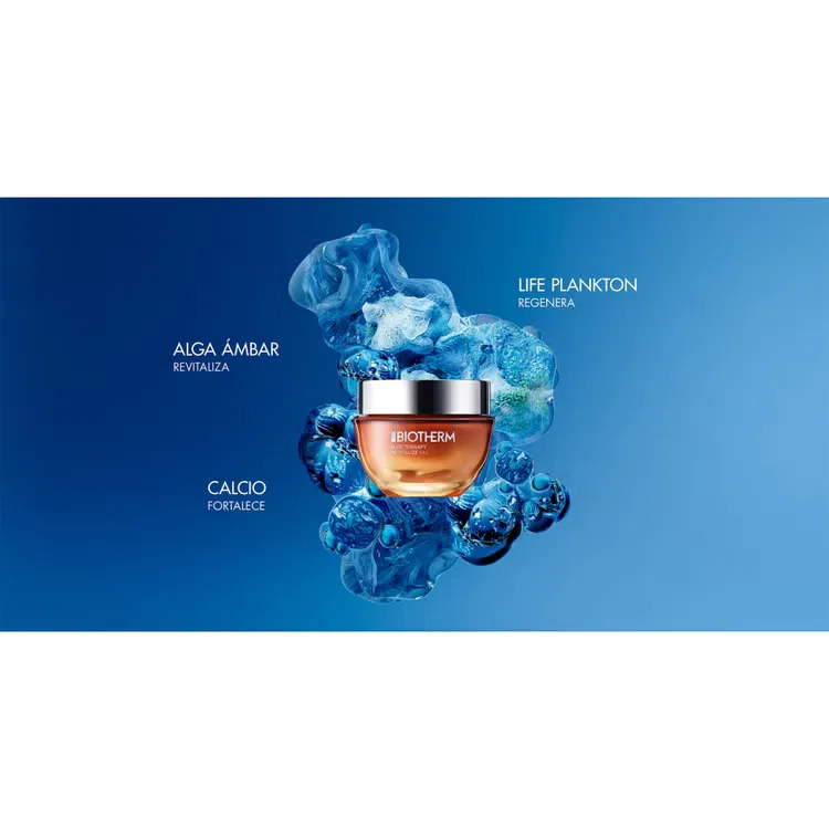 Крем для лица дневной антивозрастной BIOTHERM Blue Therapy Amber Algae Revitalize Día, 75 мл — фото 4