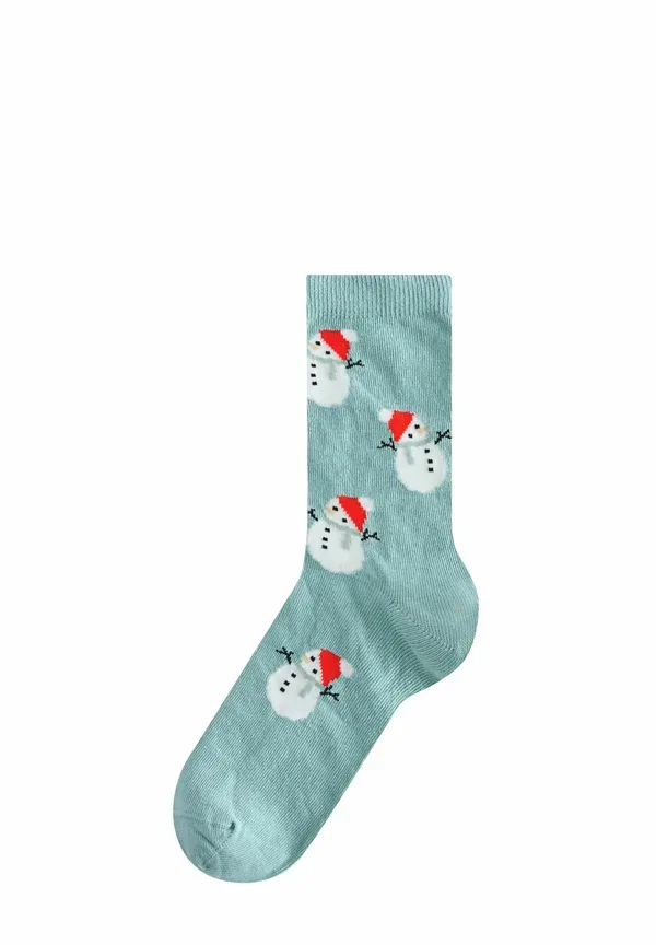Комплект носков из 5 пар, хлопок, Christmas 5 pack, Next, Blue/Neutral, синий — фото 4