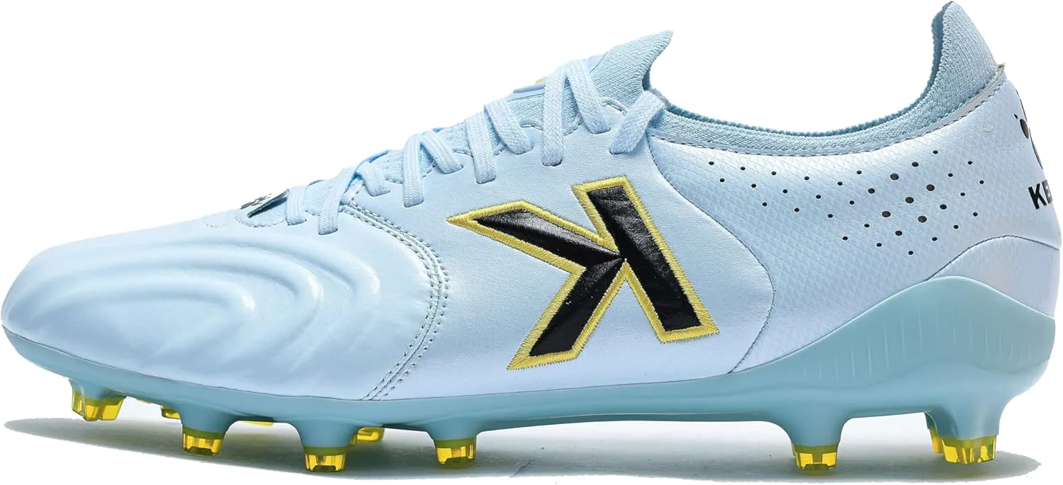 Футбольные бутсы KELME из кожи кенгуру - FG Pro K-Leather - для игры на улице и в зале, мужские, взрослые размеры, синий