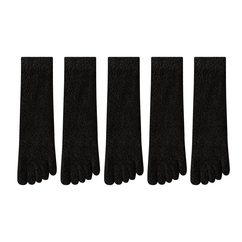 Детские носки-гольфы с длинным голенищем, Crew Socks, MIIOW, Black 5
