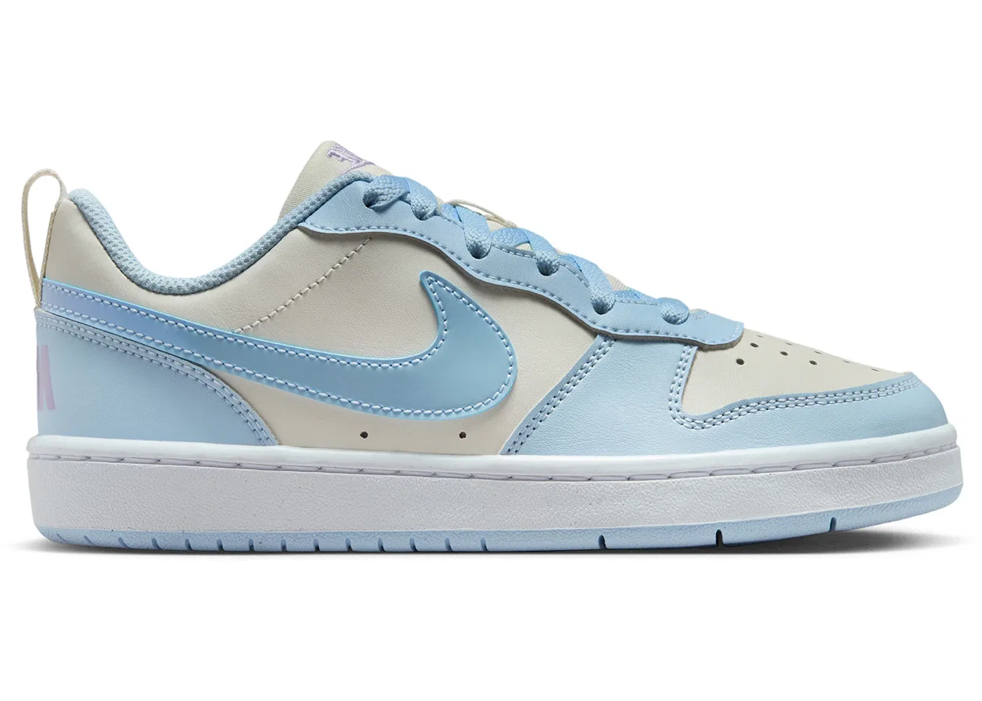 Детские кроссовки Lifestyle Nike Court Borough Low Recraft Nike, Soft Pearl/Hydrangeas/White/Celestine Blue