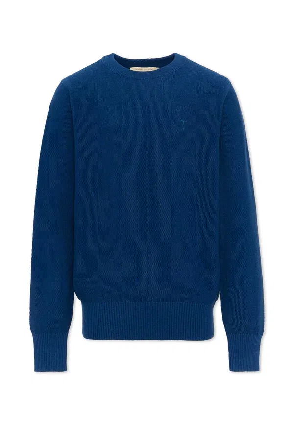 Джемпер из хлопка Maglioni Tru Trussardi Junior, синий