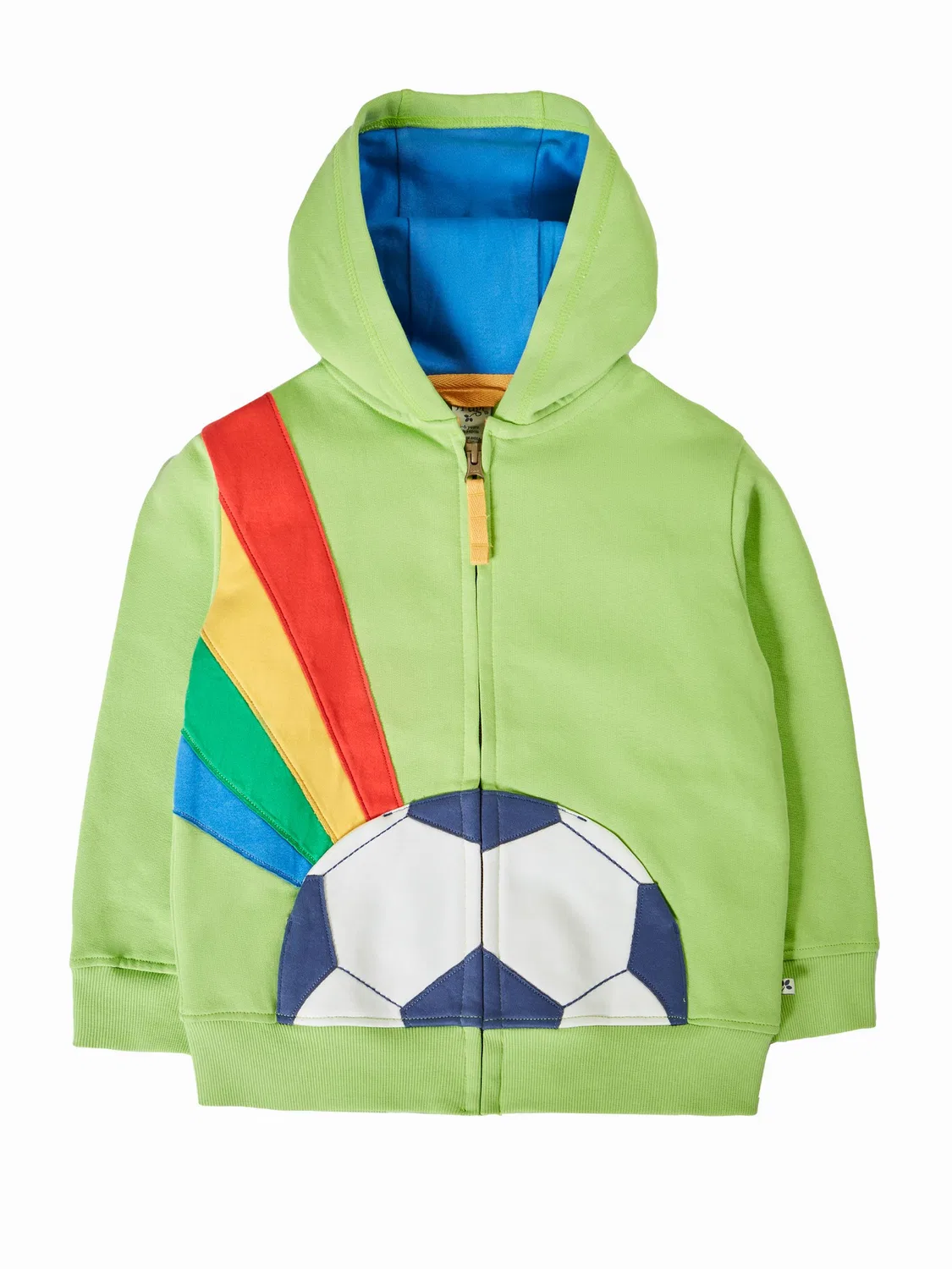 Худи на молнии Carbis Frugi, зеленый