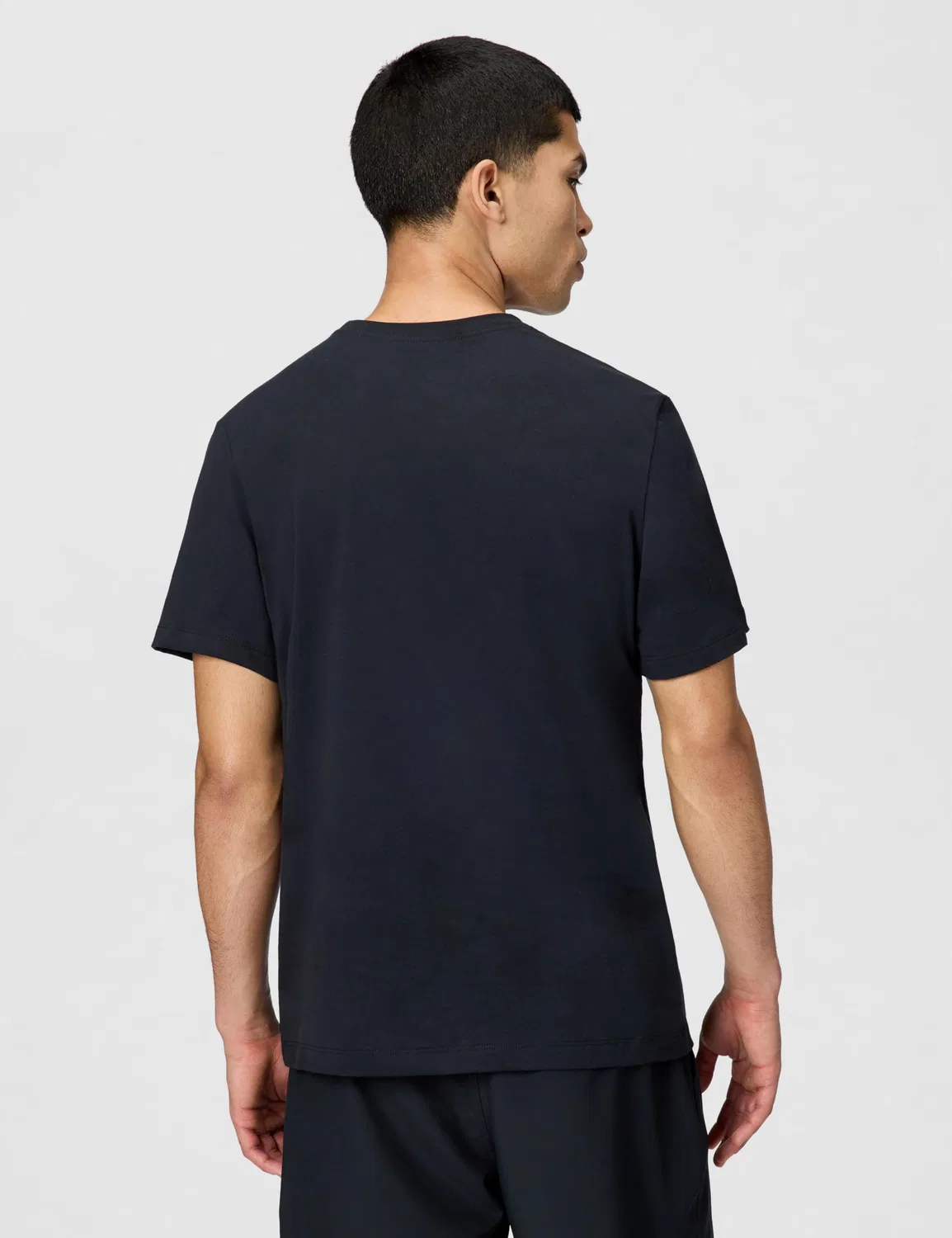 Мужская футболка с длинным рукавом Nike PRO Dri-Fit NIKE, Black/(White) — фото 3