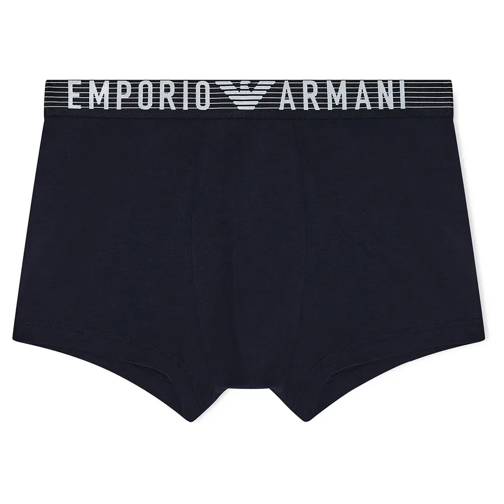 Трусы боксеры Emporio Armani 2 штуки, синий — фото 2
