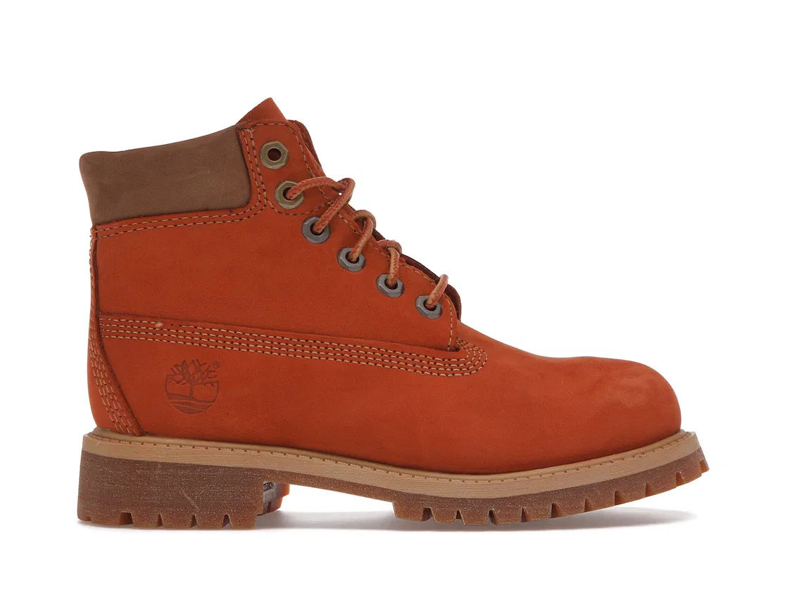 Детский ботинок Timberland 6" Premium Boot, Burnt Orange/Tan