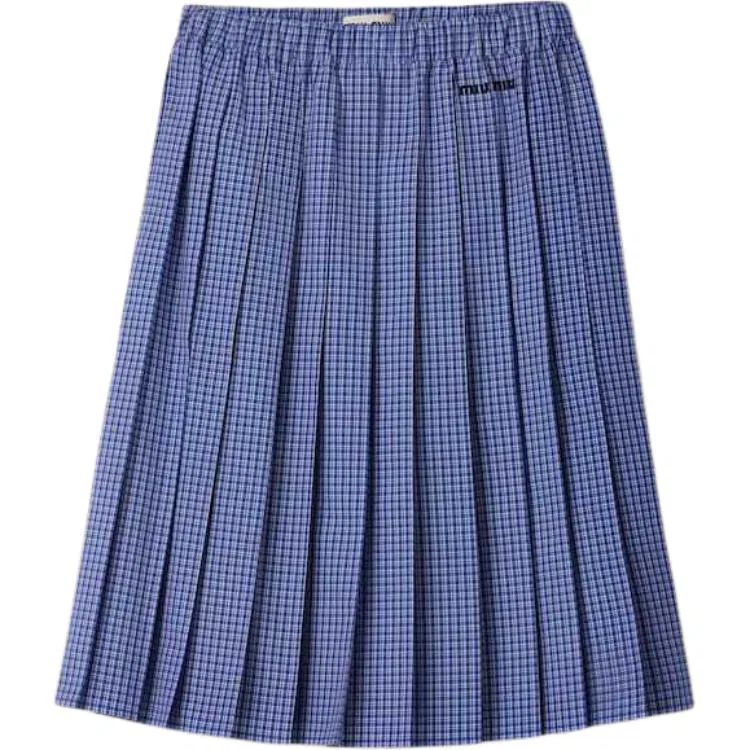 Женская юбка-макси Casual Long Skirt Blue MIU MIU, Blue