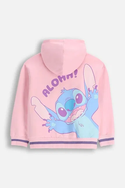 Детская блуза с капюшоном Lilo и Stitch Coccodrillo, фиолетовый — фото 2
