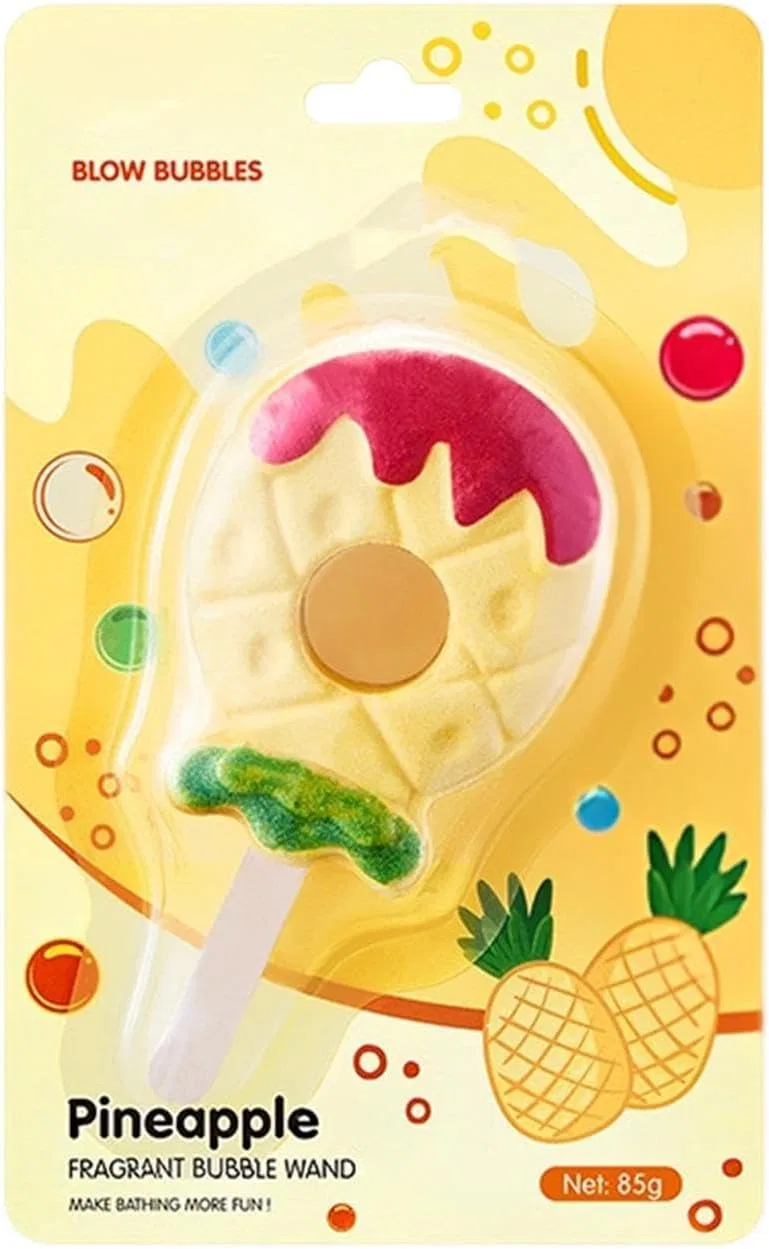 Бомбочка для ванны в форме леденца, Byuexhp, 1 шт, Ananas
