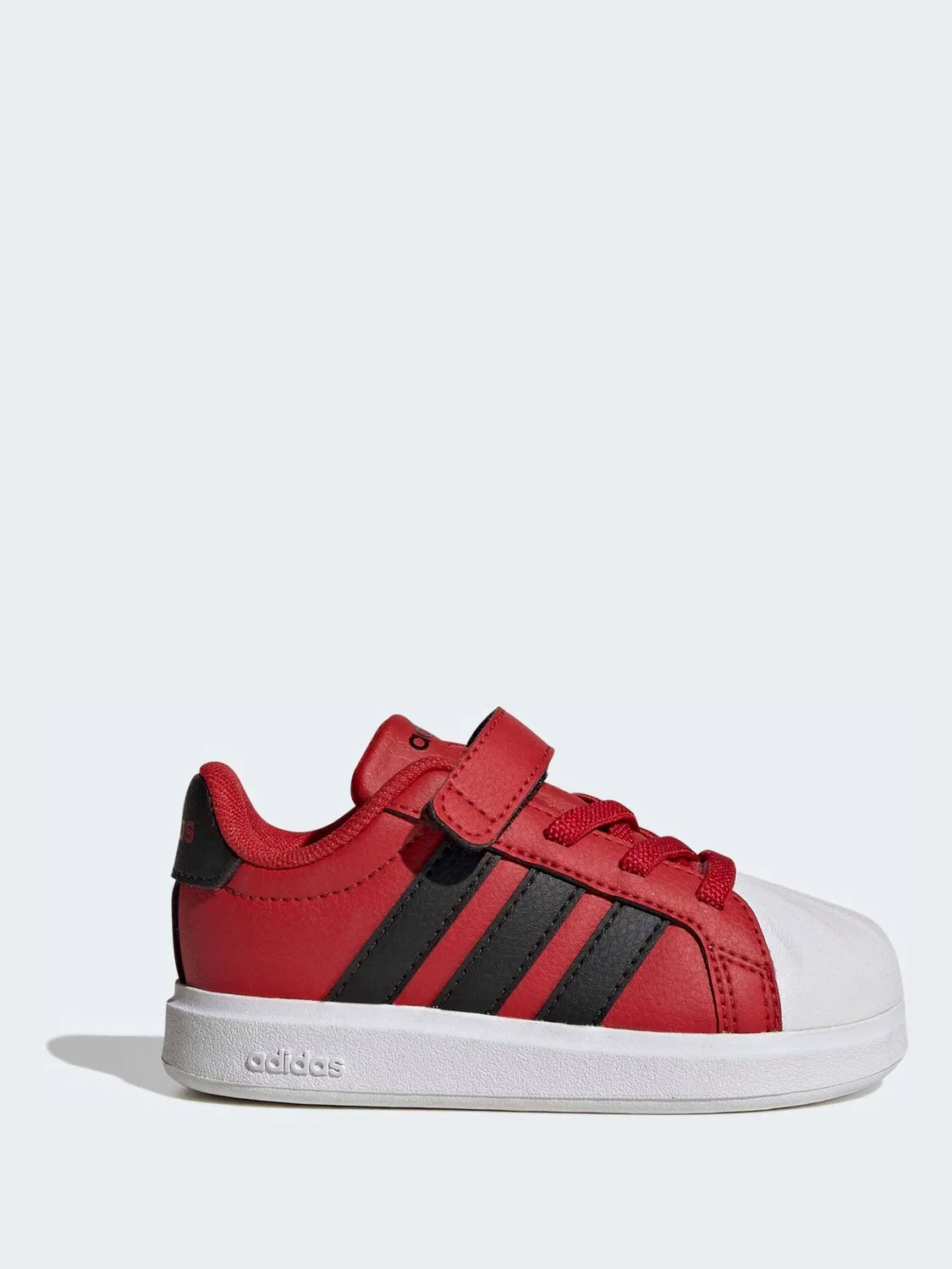 Кроссовки с эластичными шнурками Red Street Talk adidas, Красный