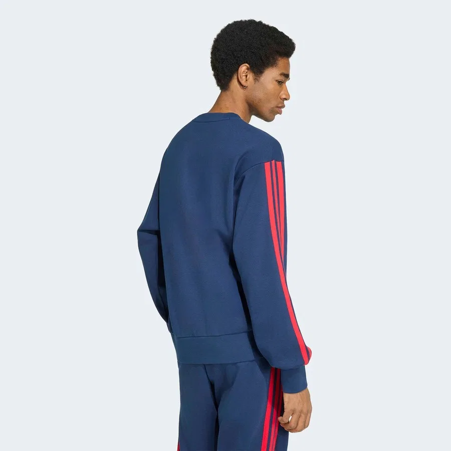 Мужской свитшот с длинным рукавом Arsenal FC DNA adidas, Синий — фото 3