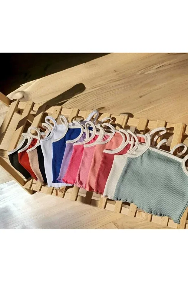 Детский комплект топов на бретелях для девочек Basics Bebeğime Çorap, Multicolor