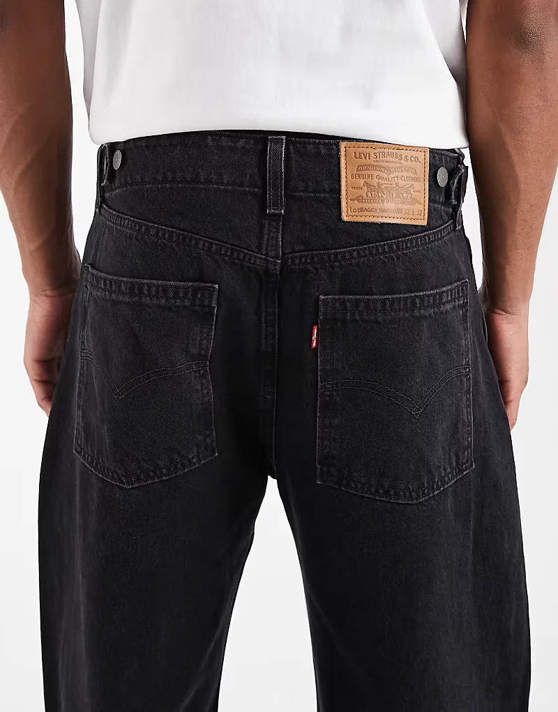 Свободные джинсы Levi's, черный — фото 4