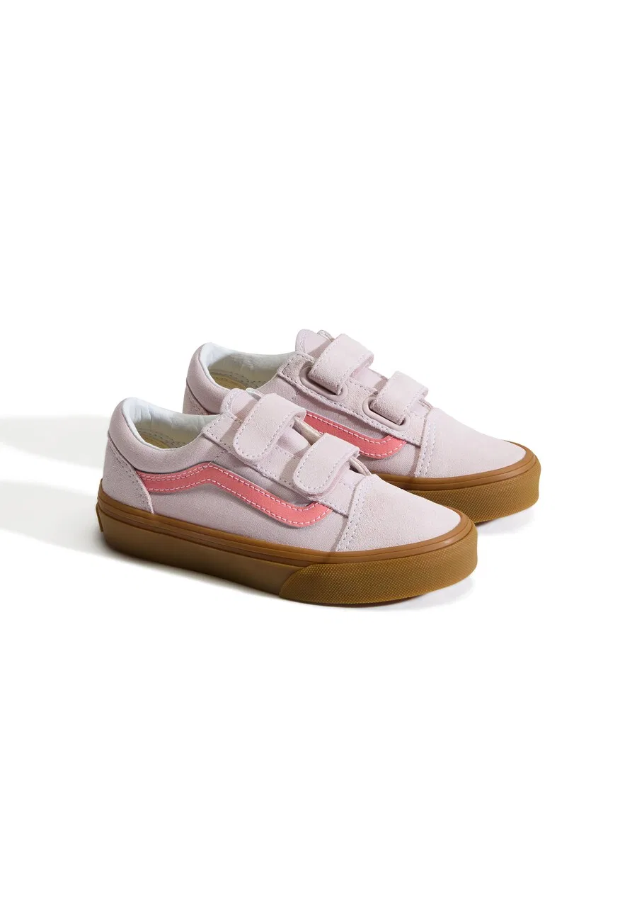 Кроссовки VANS 'Old Skool Hook and Loop' белого цвета — фото 2