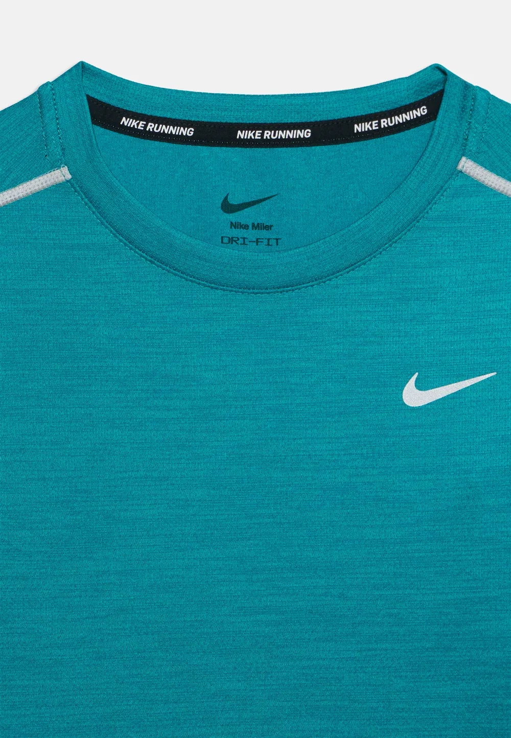 Спортивная футболка Miler унисекс Nike Performance, Bright Spruce/Energy/Silver-Coloured — фото 3