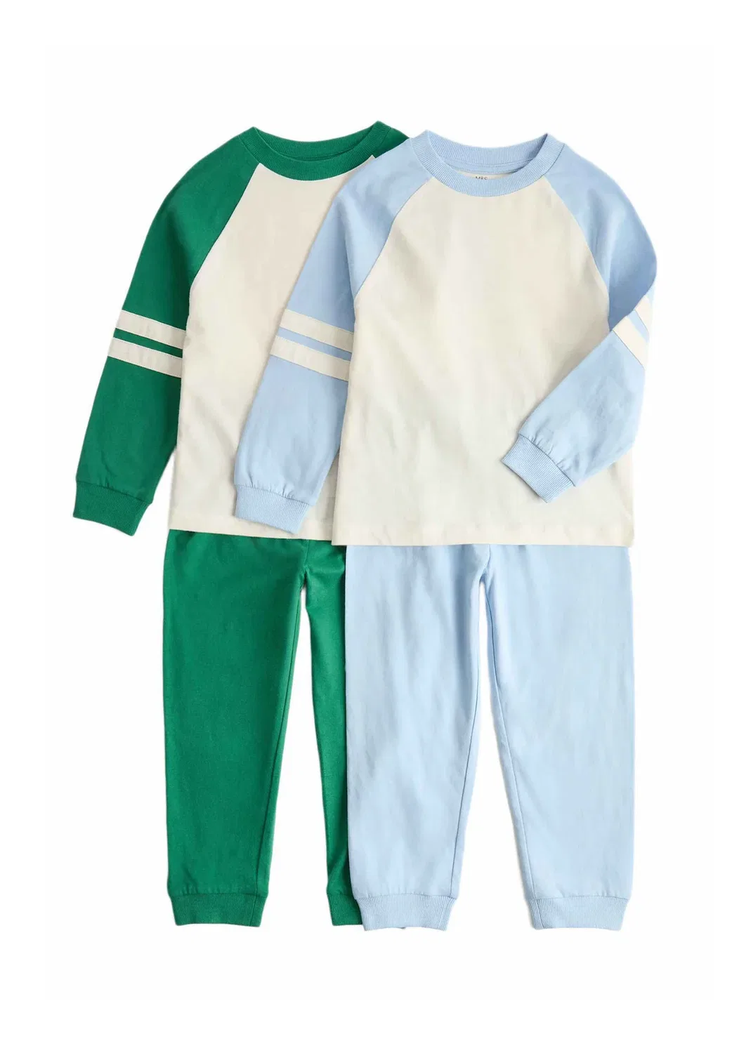 Комплект из 2 пижамных пижам (унисекс) Marks & Spencer, Blue Mix